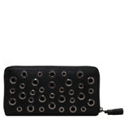 Anya Hindmarch Leather Wallet- Black