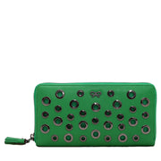 Anya Hindmarch Leather Wallet- Green