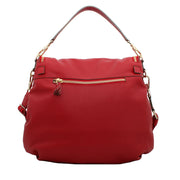 Anya Hindmarch Maxi Zip Leather Shoulder Bag- Red