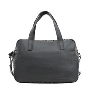Anya Hindmarch Convertible Leather Tote Bag- Black
