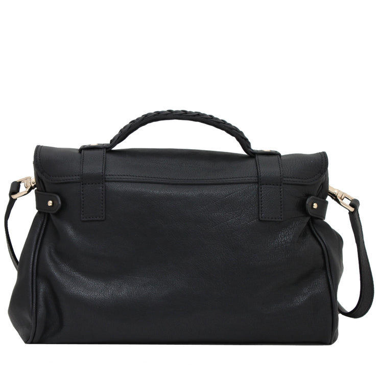 Mulberry Alexa Polished Buffalo Medium Satchel Bag