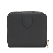 Mulberry RL3984 Blossom Zip Around Nappa Calf Leather Purse Wallet- Black