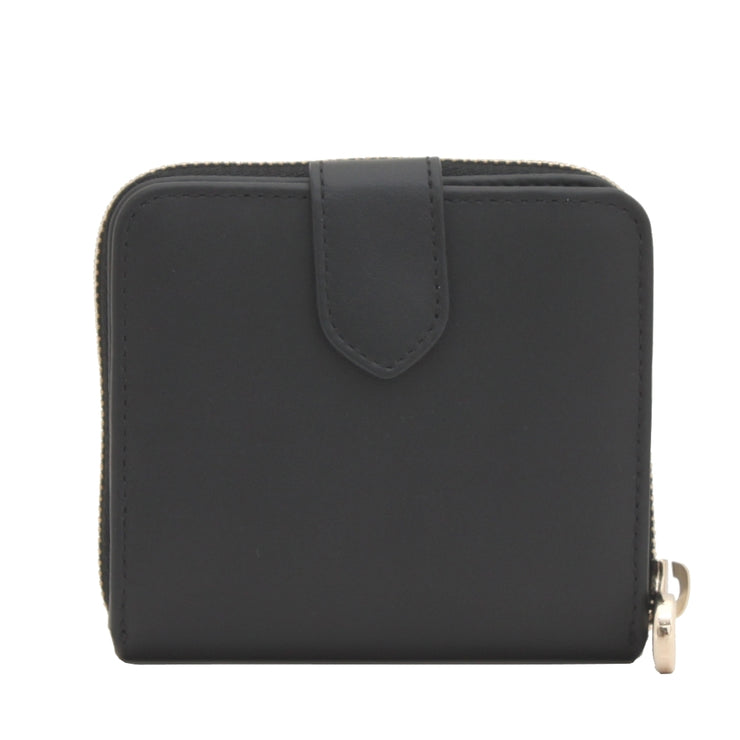 Mulberry RL3984 Blossom Zip Around Nappa Calf Leather Purse Wallet- Black