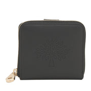 Mulberry RL3984 Blossom Zip Around Nappa Calf Leather Purse Wallet- Black