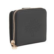 Mulberry RL3984 Blossom Zip Around Nappa Calf Leather Purse Wallet- Black