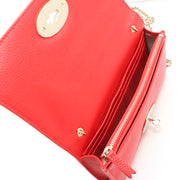 Mulberry RL4004 Bayswater Small Classic Grain Wallet- Clutch- Sling Bag- Fiery Spritz