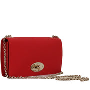 Mulberry RL4004 Bayswater Small Classic Grain Wallet- Clutch- Sling Bag- Fiery Spritz