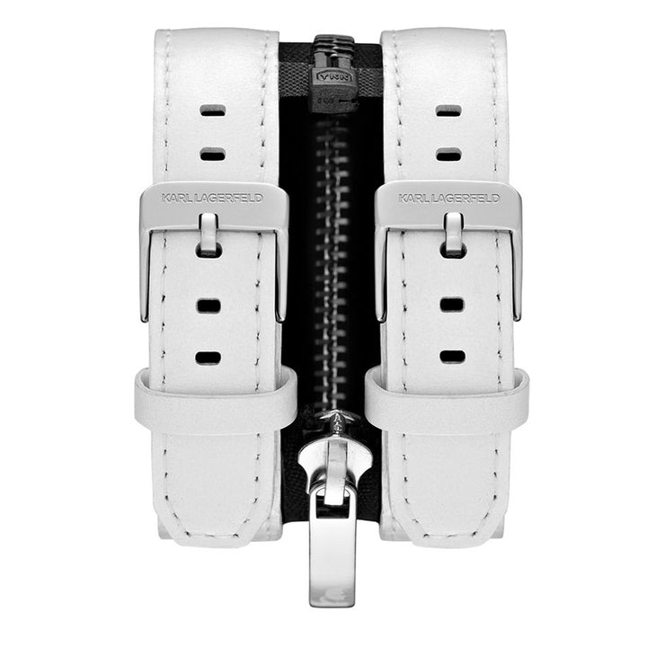 Karl Lagerfeld Watch KL2006- Karl Zip Double Strap Cuff Ladies Watch