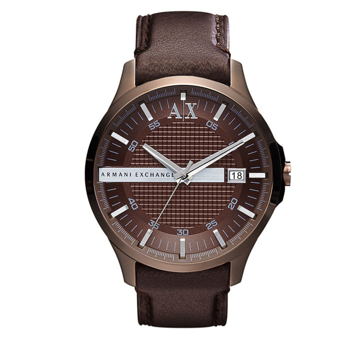 Armani Exchange Watch AX2123- Hampton Brown Leather Men's Watch