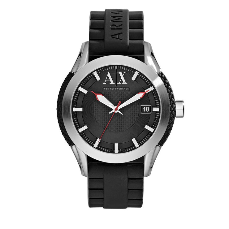 Armani Exchange Watch AX1226- Black Silicon Men's Watch