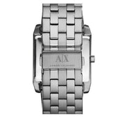 Armani Exchange Watch AX2214- Stainless Steel Square Grey Dial Men Watch