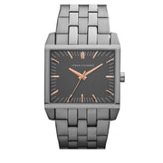 Armani Exchange Watch AX2214- Stainless Steel Square Grey Dial Men Watch