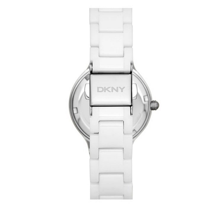 DKNY Watch NY2249- Chambers White Ceramic Bracelet Ladies Watch