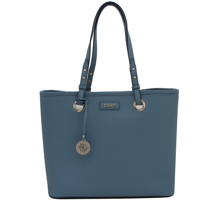 DKNY Bryant Park Saffiano Leather East West Shopper Bag- Blue