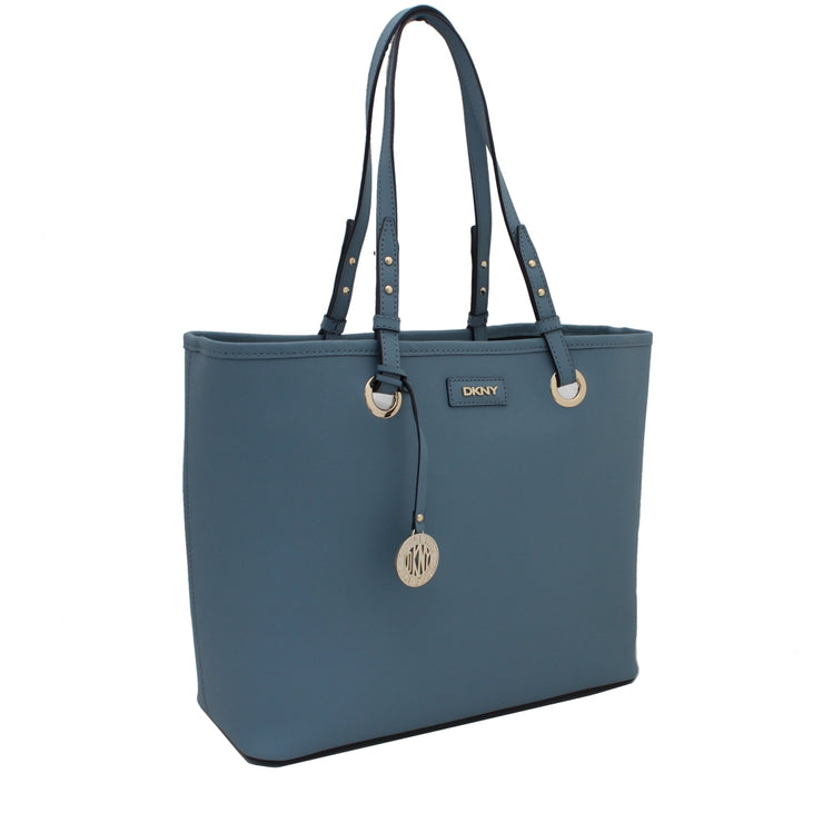 DKNY Bryant Park Saffiano Leather East West Shopper Bag- Blue