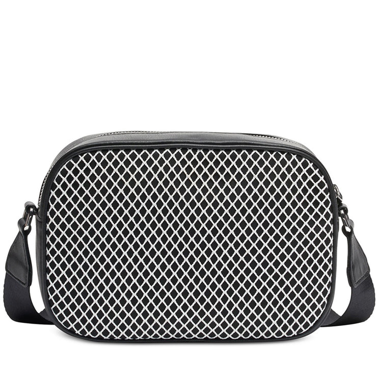 DKNY Camera Crossbody Bag- Black- White
