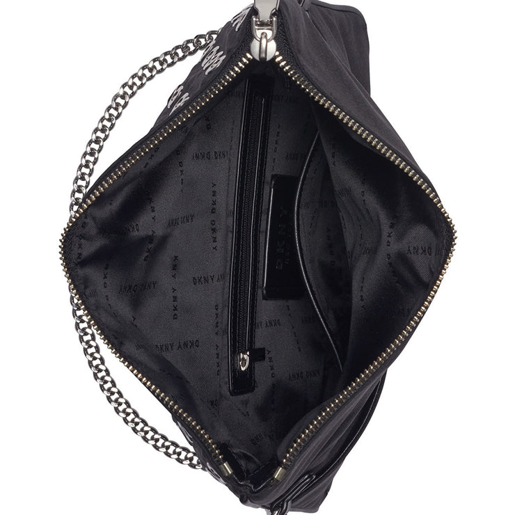 DKNY Grommet Stud Crossbody- Clutch Bag- Black