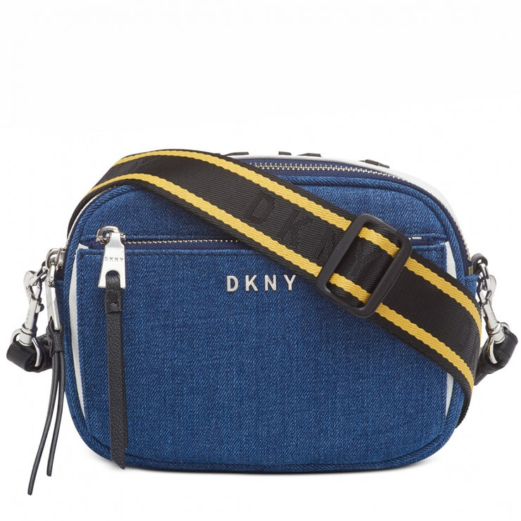 DKNY Logo Denim Camera Bag