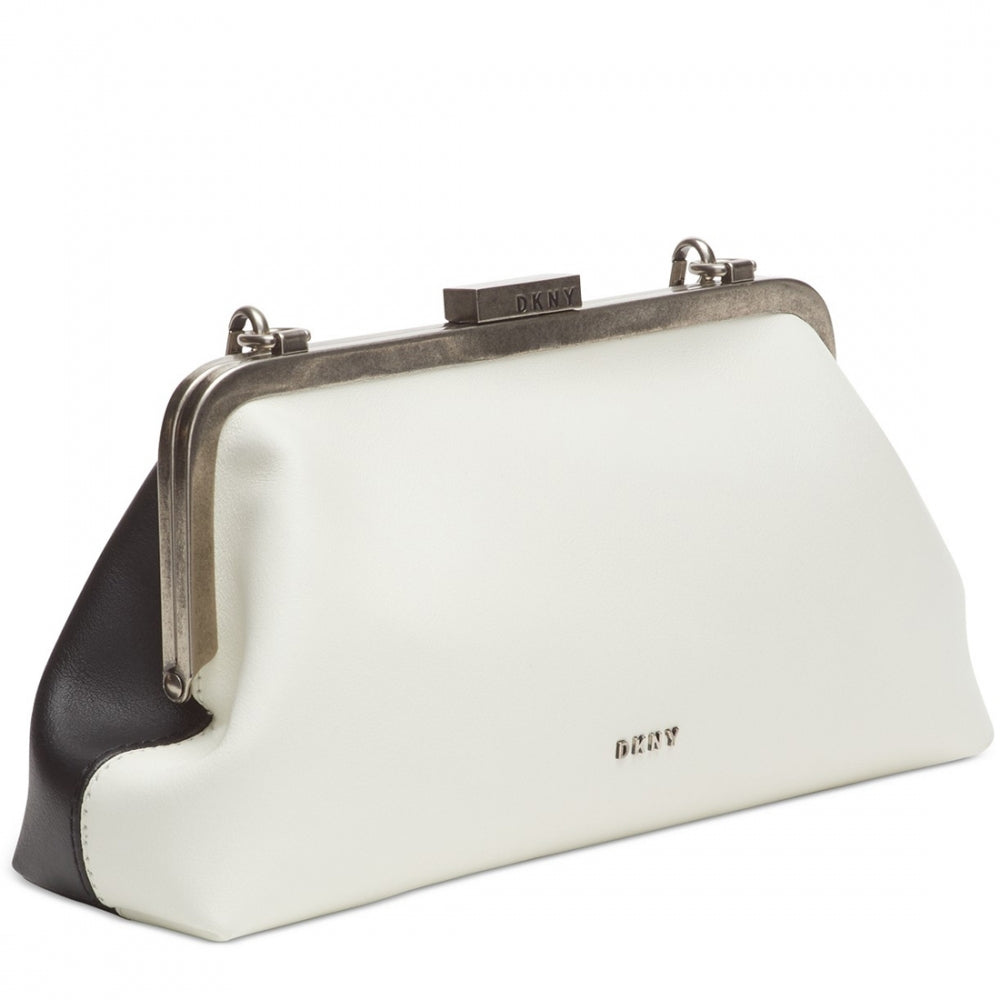 DKNY Vintage Clutch/ Crossbody Bag- Black/ White – PinkOrchard.com