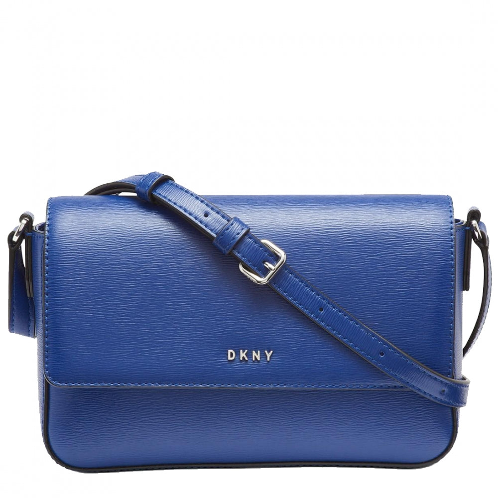 DKNY Bryant Medium Flap Crossbody Bag in Royal Blue –
