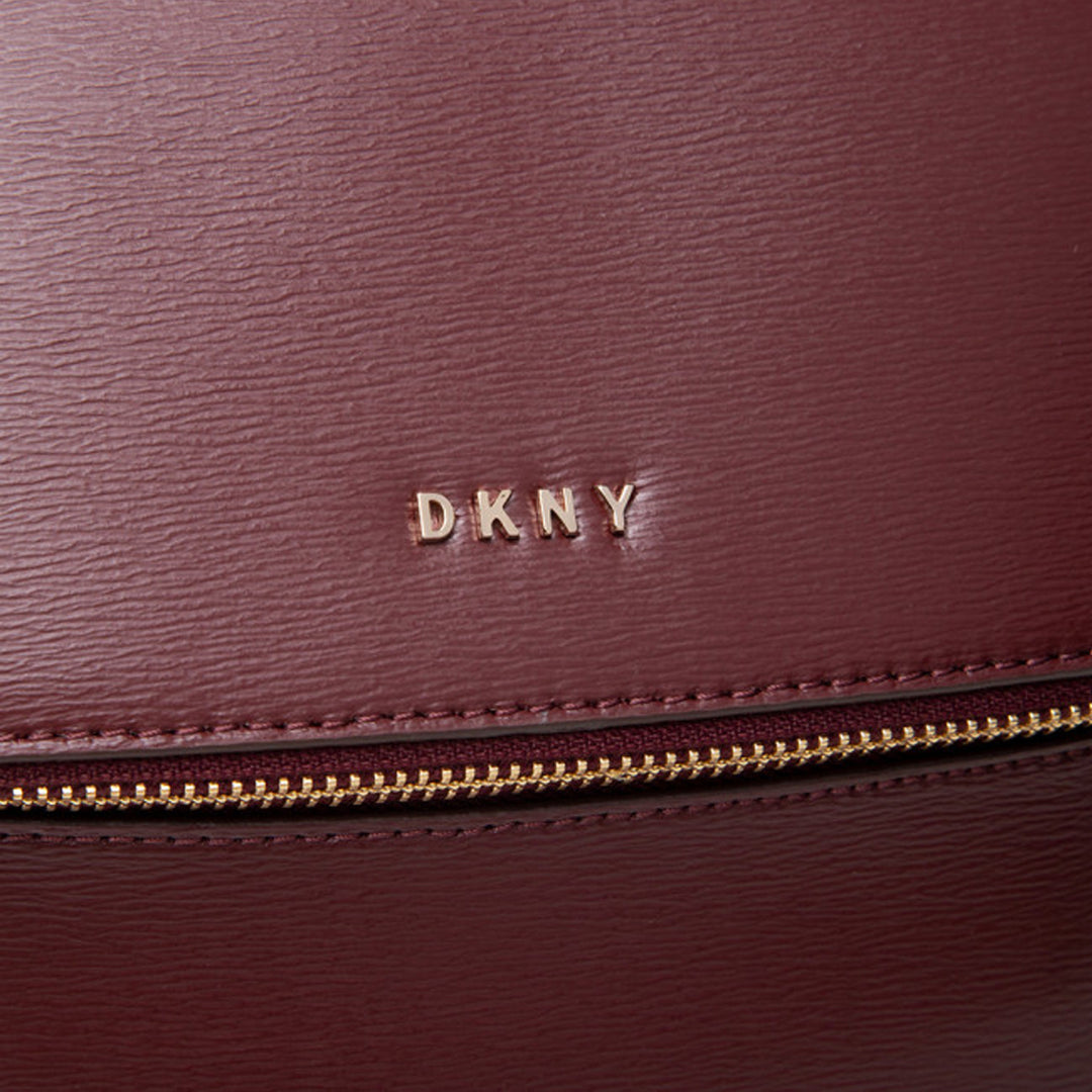 DKNY Bryant Top Zip Backpack Bag in Aged Wine R12KLC36 –