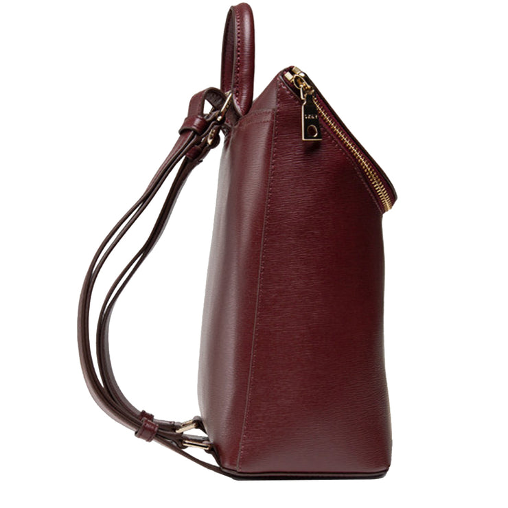 DKNY Bryant Top Zip Backpack Bag in Aged Wine R12KLC36 –