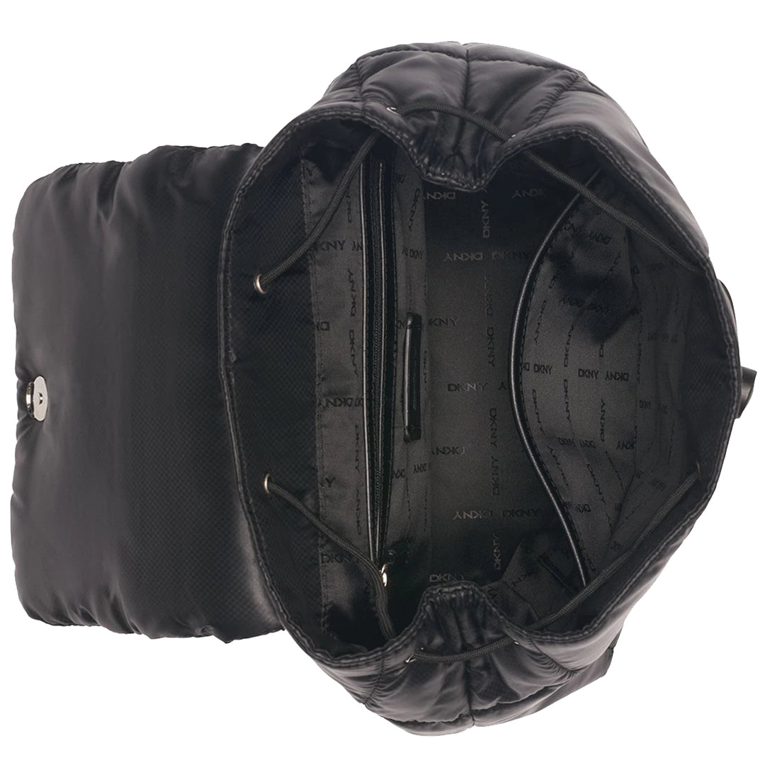 dkny faux leather backpack DKNY Giania Backpack Bag in Black R13KEP82 – PinkOrchard.com