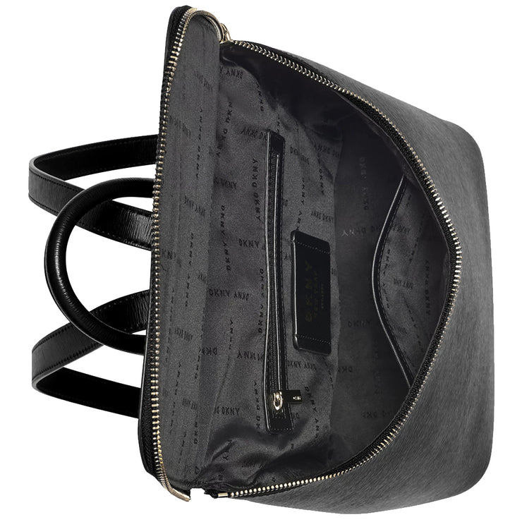 bryant park leather top zip backpack DKNY Bryant Top Zip Backpack Bag in Black R12KLC36 – PinkOrchard.com
