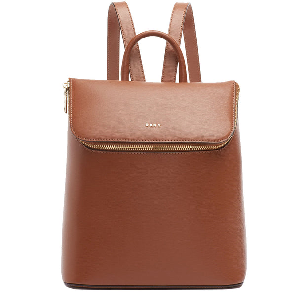 DKNY Bryant Top Zip Backpack Bag in Caramel R12KLC36