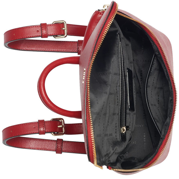 DKNY Bryant Top Zip Backpack Bag in Bright Red R12KLC36 –