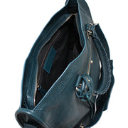 Balenciaga Classic Metallic Edge City Bag- Indigo Blue