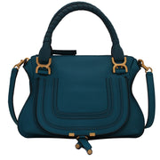 Chloe Medium Marcie Convertible Bag- Laguna Blue
