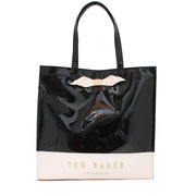 Ted Baker Large Colorblock Bow Icon Shopper Bag- Black