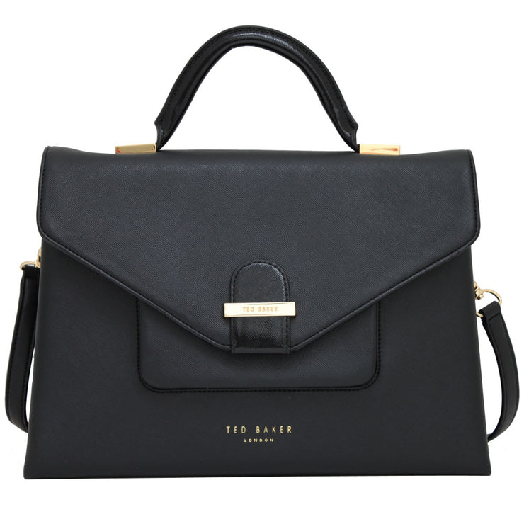 Ted Baker Top Handle Satchel Bag- Black