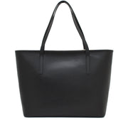 Ted Baker Crosshatch Leather Shopper Bag- Black