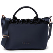 Ted Baker Ruffle Detail Small Tote Bag- Blue
