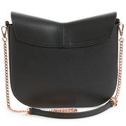 Ted Baker Medium Cat Leather Crossbody Bag- Black