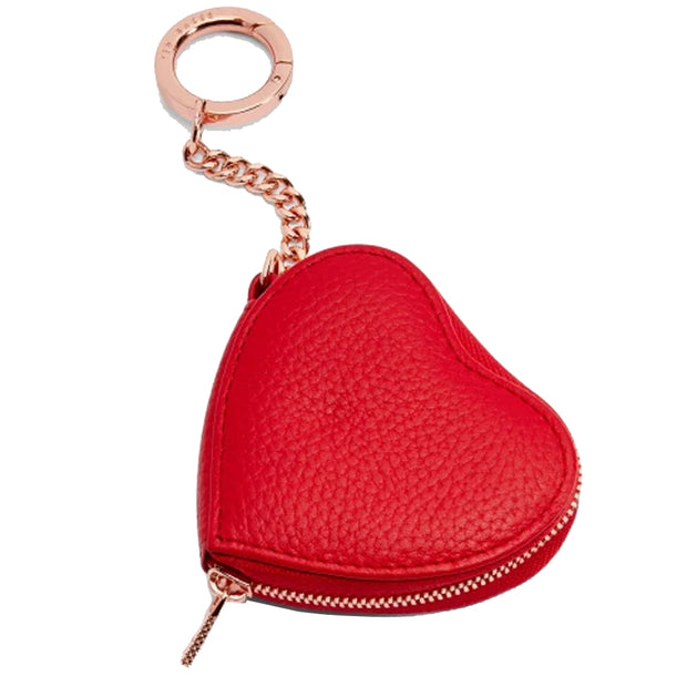 Ted Baker Heart Leather Coin Purse Keyring