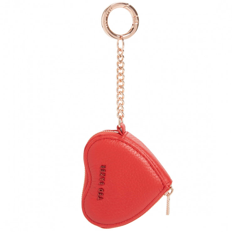 Ted Baker Heart Leather Coin Purse Keyring