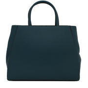 Fendi 8BH250 Regular 2Jours Tote Bag- Ocean- Palladio