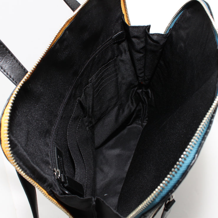 Uri Minkoff Samsen Perforated Leather Back Pack- Black