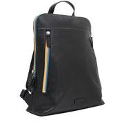 Uri Minkoff Samsen Perforated Leather Back Pack- Black