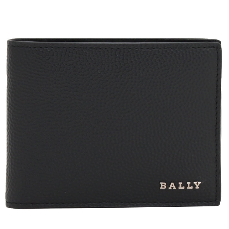 Bally Men's Leather Bi-Fold Wallet- Black