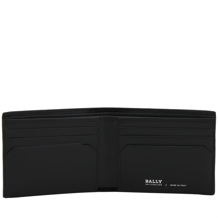 Bally Men's Leather Bi-Fold Wallet- Black