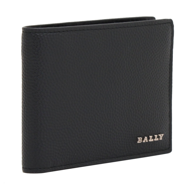 Bally Men's Leather Bi-Fold Wallet- Black