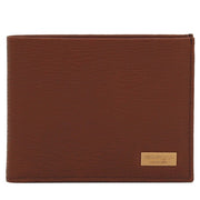 Salvatore Ferragamo Men's Leather Bi-Fold Wallet- Radica- Brown