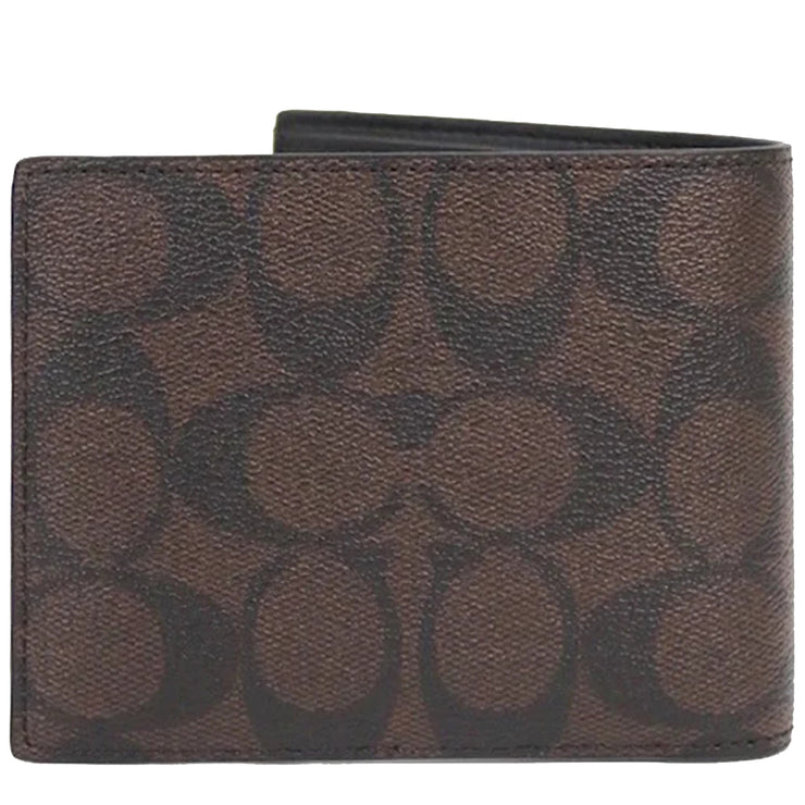 Buy Coach 3 In 1 Wallet In Blocked Signature Canvas in Mahogany Multi CA001 Online in Singapore | PinkOrchard.com