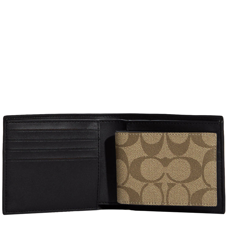 Buy Coach 3 In 1 Wallet In Blocked Signature Canvas in Mahogany Multi CA001 Online in Singapore | PinkOrchard.com