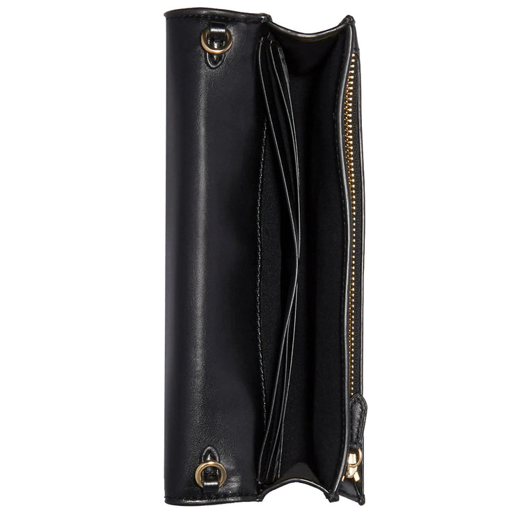 Buy Coach Anna Foldover Clutch Crossbody Bag In Signature Canvas Brown/ Black 3036 Online in Singapore | PinkOrchard.com
