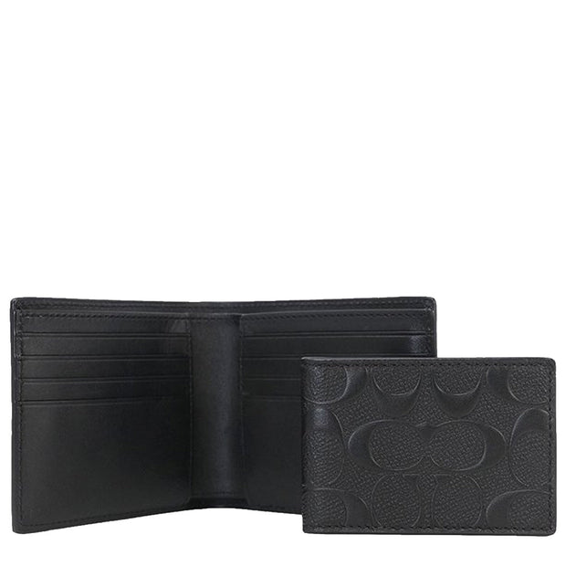 Coach 3 In 1 Wallet In Signature Leather in Black 75371